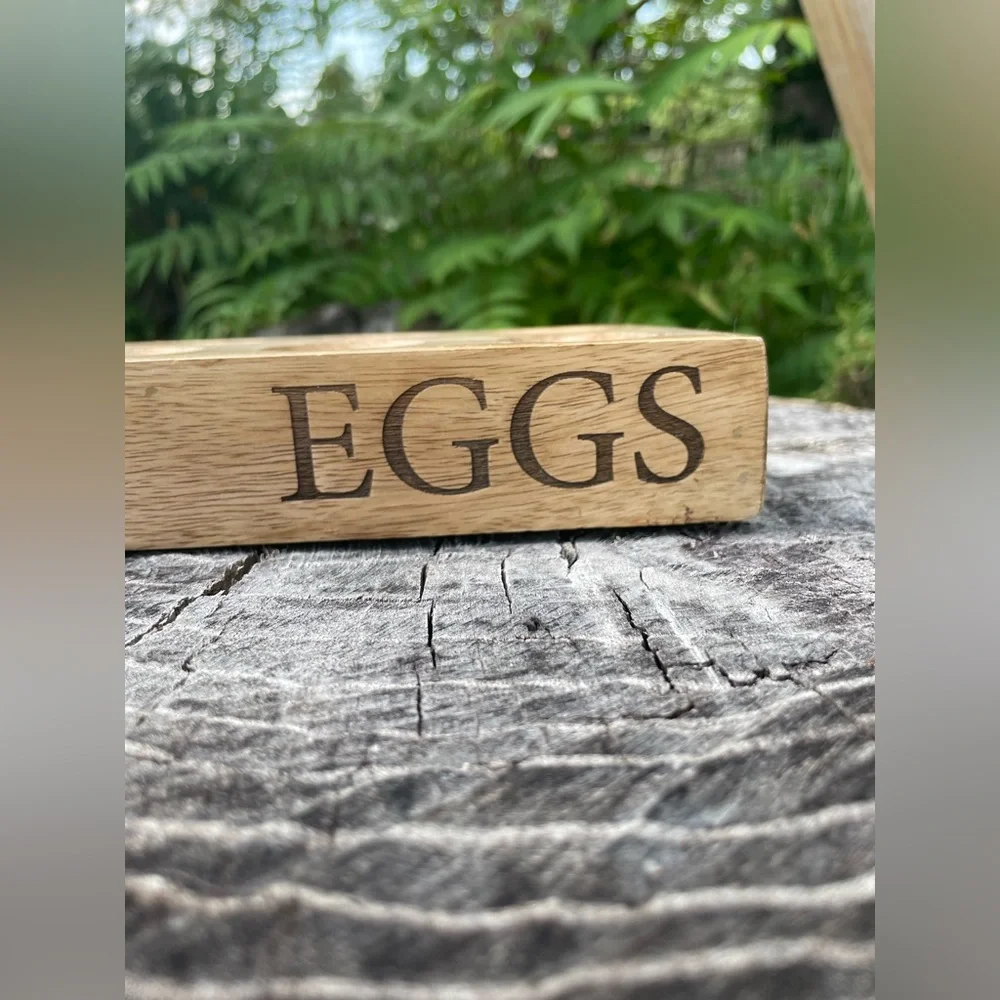 Mudpie Rustic Wooden Egg Tray